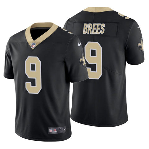 Men's New Orleans Saints Drew Brees Black Limited Jersey