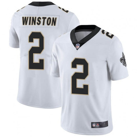 Men's New Orleans Saints Jameis Winston White Limited Jersey