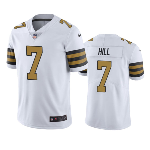 Men's New Orleans Saints Taysom Hill White Color Rush Limited Jersey