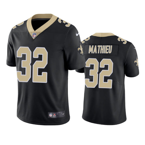 Men's New Orleans Saints Tyrann Mathieu Black Limited Jersey