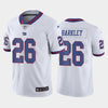 Men's New York Giants Saquon Barkley White Color Rush Limited Jersey