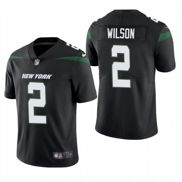 Men's New York Jets Zach Wilson Black Limited Jersey