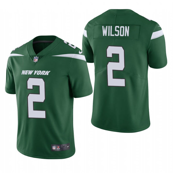 Men's New York Jets Zach Wilson Green Limited Jersey