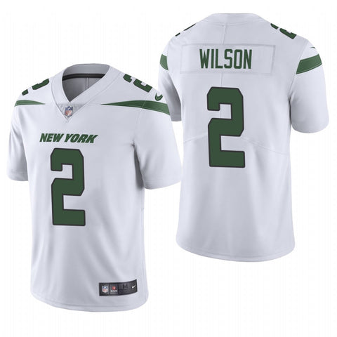 Men's New York Jets Zach Wilson White Limited Jersey