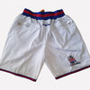Men's New York Knicks Shorts White, Knicks Mens Basketball Shorts Stitchedvv