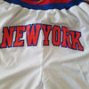 Men's New York Knicks Shorts White, Knicks Mens Basketball Shorts Stitchedvv