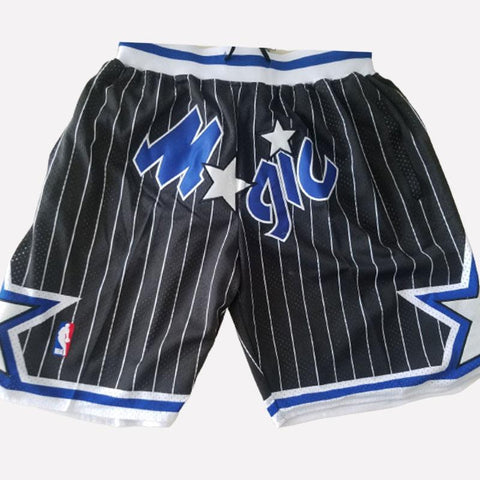 Men's Orlando Magic Shorts black Magic Mens Basketball Shorts Stitched