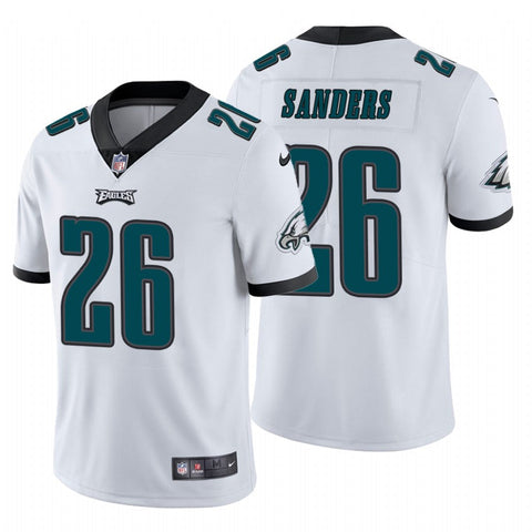 Men's Philadelphia Eagles Miles Sanders White Limited Jersey