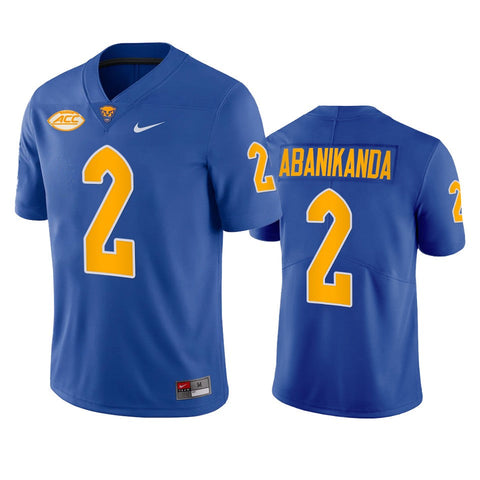 Pittsburgh Panthers Israel Abanikanda College Football Jersey