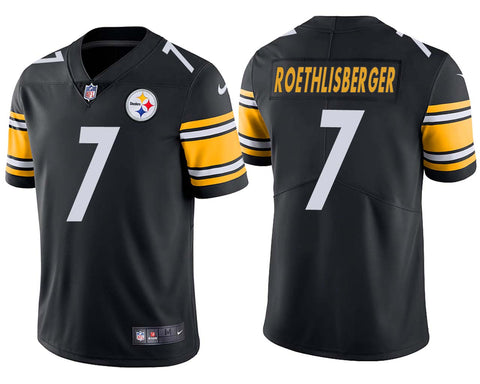 Men's Pittsburgh Steelers Ben Roethlisberger Black Limited Jersey