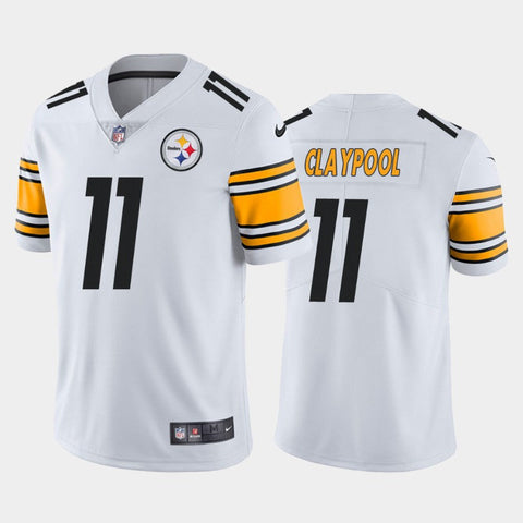 Men's Pittsburgh Steelers Chase Claypool White Limited Jersey