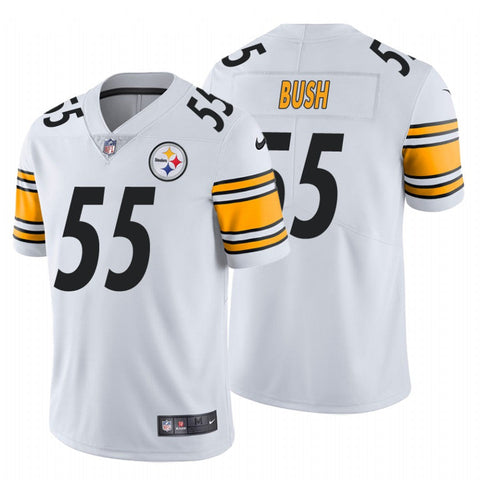 Men's Pittsburgh Steelers Devin Bush White Limited Jersey