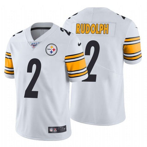 Men's Pittsburgh Steelers Mason Rudolph White Limited Jersey