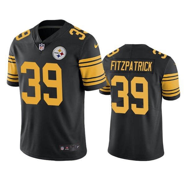 Men's Pittsburgh Steelers Minkah Fitzpatrick Black Color Rush Limited Jersey