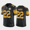 Men's Pittsburgh Steelers Najee Harris Black Color Rush Limited Jersey