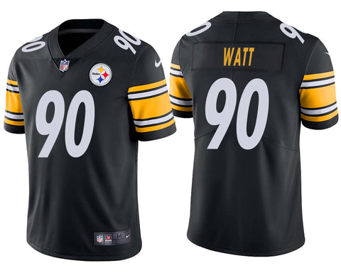 Men's Pittsburgh Steelers T.J. Watt Black Limited Jersey