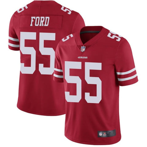 Men's San Francisco 49ers Dee Ford Red Limited Jersey