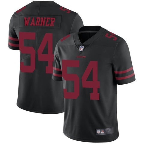 Men's San Francisco 49ers Fred Warner Black Limited Jersey