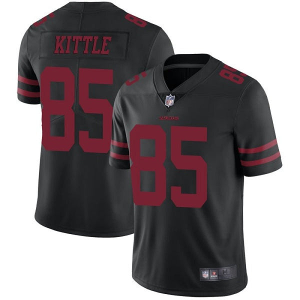 Men's San Francisco 49ers George Kittle Black Limited Jersey