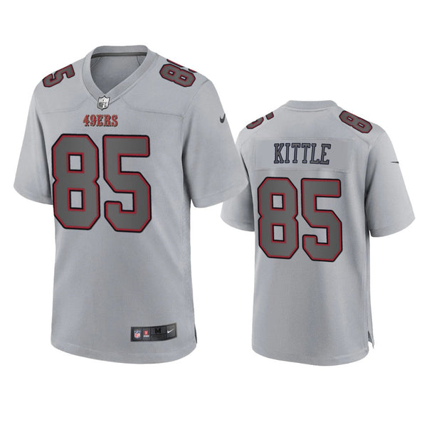 Men's San Francisco 49ers George Kittle Gray Atmosphere Fashion Limited Jersey