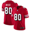 Men's San Francisco 49ers Jerry Rice Red Throwback Limited Jersey