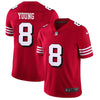 Men's San Francisco 49ers Steve Young Red Throwback Limited Jersey