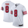 Men's San Francisco 49ers Steve Young White Color Rush Limited Jersey