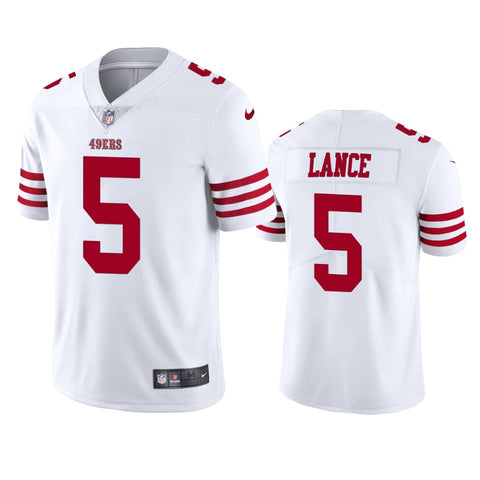 Men's San Francisco 49ers Trey Lance 2022-23 White Limited Jersey