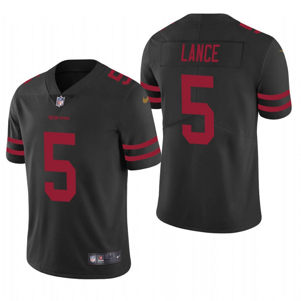 Men's San Francisco 49ers Trey Lance Black Limited Jersey