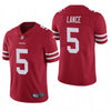 Men's San Francisco 49ers Trey Lance Scarlet Limited Jersey