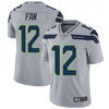 Men's Seattle Seahawks 12th Fan Gray Limited Jersey