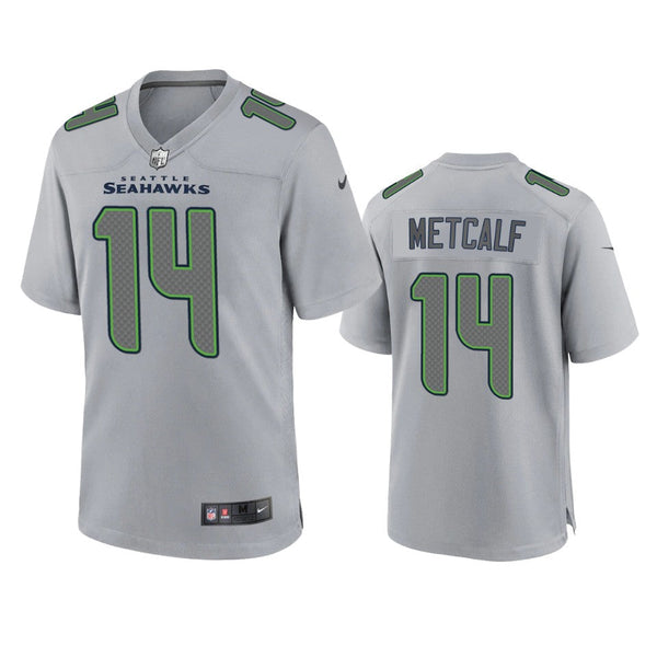 Men's Seattle Seahawks D.K. Metcalf Gray Atmosphere Fashion Limited Jersey