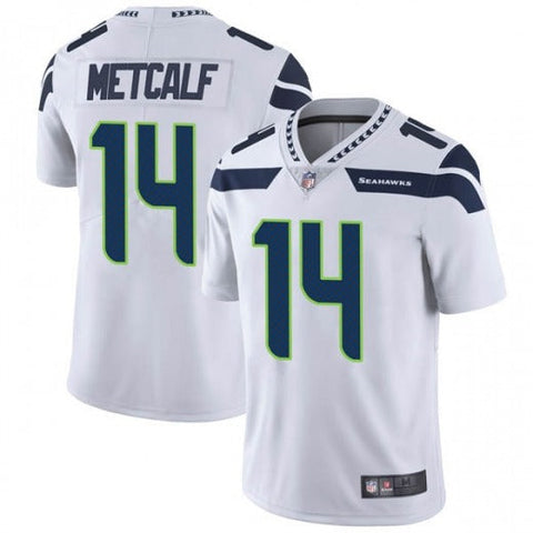 Men's Seattle Seahawks D.K. Metcalf White Limited Jersey