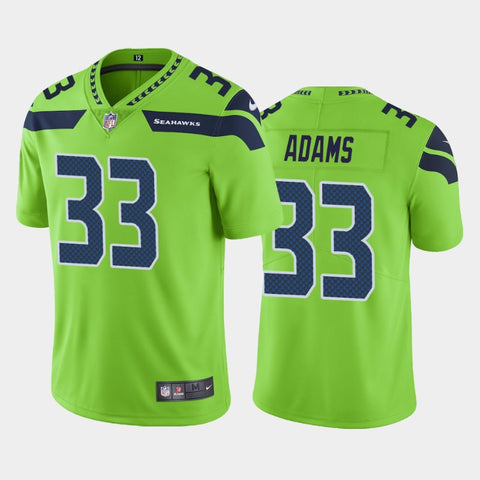 Men's Seattle Seahawks Jamal Adams Green Color Rush Limited Jersey