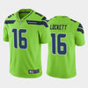 Men's Seattle Seahawks Tyler Lockett Green Color Rush Limited Jersey