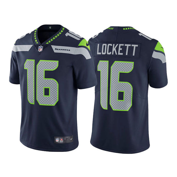 Men's Seattle Seahawks Tyler Lockett Navy Limited Jersey