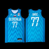 Men's Slovenija Luka Doncic Blue Away Limited Jersey