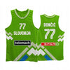 Men's Slovenija Luka Doncic Green Limited Jersey