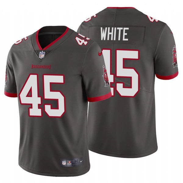 Men's Tampa Bay Buccaneers Devin White Pewter Limited Jersey