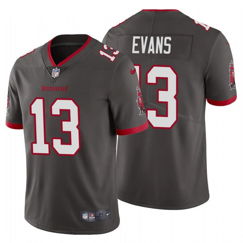 Men's Tampa Bay Buccaneers Mike Evans Pewter Limited Jersey