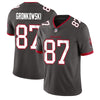 Men's Tampa Bay Buccaneers Rob Gronkowski Pewter Limited Jersey