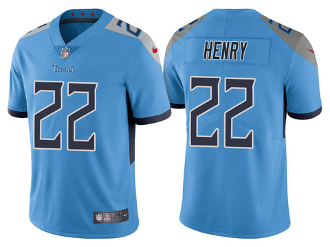 Men's Tennessee Titans Derrick Henry Light Blue Limited Jersey