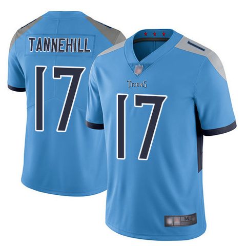 Men's Tennessee Titans Ryan Tannehill Light Blue Limited Jersey