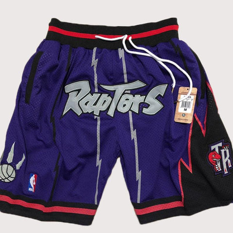 Men's Toronto Raptors Purple, Raptors Mens Basketball Shorts Stitched