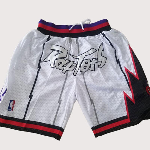 Men's Toronto Raptors White, Raptors Mens Basketball Shorts Stitched