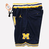 Men's University of Michigan Shorts Black Michigan Mens Basketball Shorts Stitched