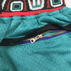 Men's Vancouver Grizzlies Shorts Green, Grizzlies Mens Basketball Shorts Stitched