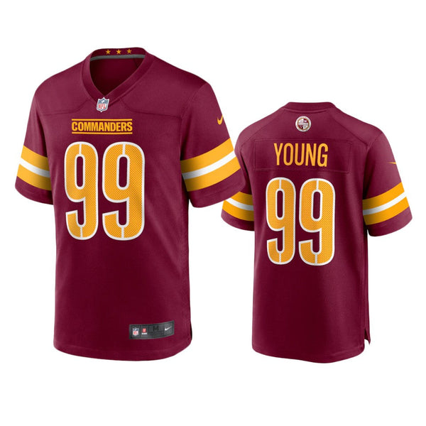 Men's Washington Commanders Chase Young Burgundy Limited Jersey