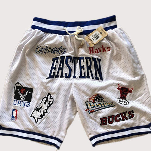 Muti Teams White All Star Just Don With Pocket Swingman Shorts