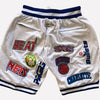 Muti Teams White All Star Just Don With Pocket Swingman Shorts